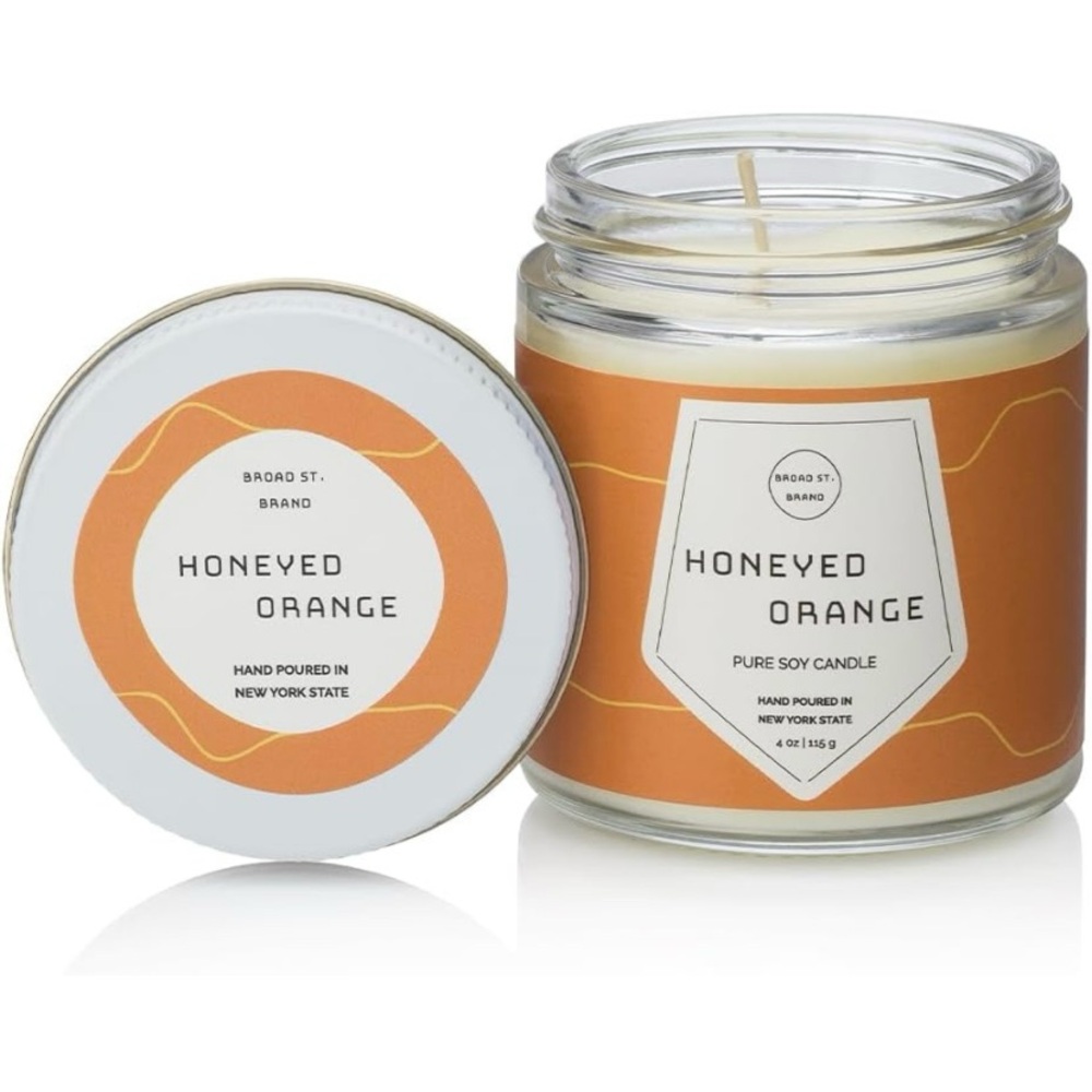 🎅🏻 SALE! KOBO Honeyed Orange Candle (4 oz) | 100% Pure Soy Candle with a topper - Picture 3 of 10